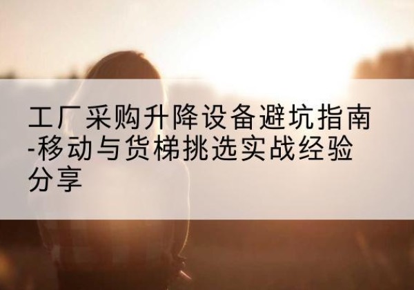 喀喇沁旗移动式升降机怎么选-工厂采购升降设备避坑指南-移动与货梯挑选实战经验分享