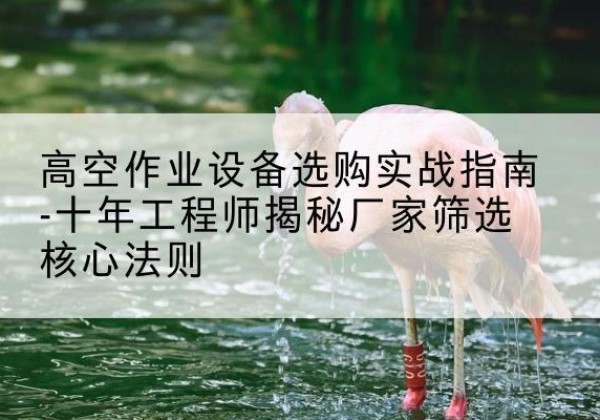喀喇沁旗剪叉式升降机厂家-高空作业设备选购实战指南-十年工程师揭秘厂家筛选核心法则